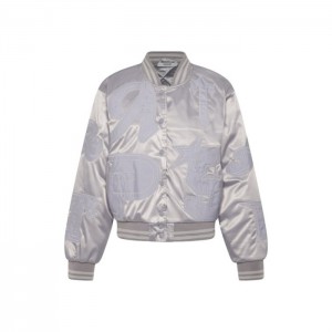 Dámské Bundy Trapstar Wildcard Stadium Jacket Stříbrné CZ | VA35-647