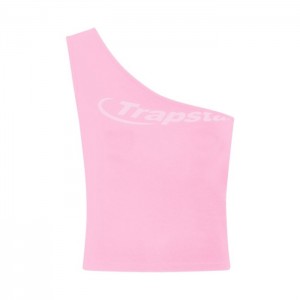 Dámské Top Trapstar Hyperdrive One Shoulder Růžové CZ | BG25-188