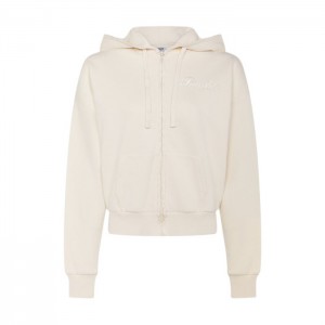 Dámské Top Trapstar TS-Star Zip Up Track Bílé CZ | QO64-920