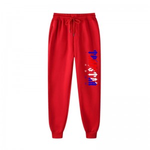 Pánské Kalhoty Trapstar Fleece London Shining Červené CZ | IB37-929