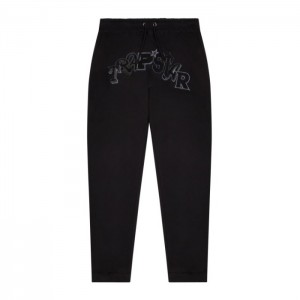 Pánské Kalhoty Trapstar Wildcard Chenille Jogging Bottoms Černé CZ | QQ29-298