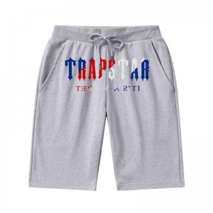 Pánské Kraťasy Trapstar Irongate Arch Chenille Šedé CZ | LT74-153