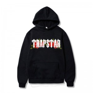 Pánské Mikina s Kapucí Trapstar Long Sleeve Černé CZ | OT26-453