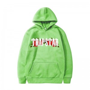 Pánské Mikina s Kapucí Trapstar Long Sleeve Zelene CZ | JS87-299