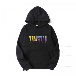 Pánské Mikina s Kapucí Trapstar Streetwear London Galaxy Černé CZ | JX45-112