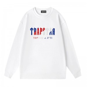 Pánské Mikiny Trapstar Crewneck It’s A Secret Galaxy Bílé CZ | MO68-443