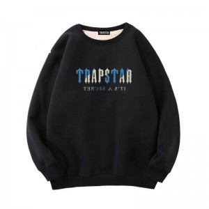 Pánské Mikiny Trapstar Fleece It's a Secret Černé CZ | MP29-140
