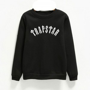 Pánské Mikiny Trapstar Logo Černé CZ | QC11-118