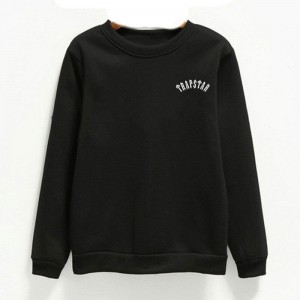 Pánské Mikiny Trapstar Logo Černé CZ | RJ62-956