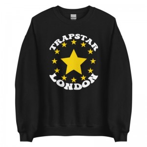 Pánské Mikiny Trapstar Stars London Černé CZ | IO09-996