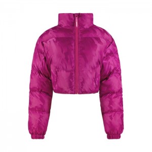 Pánské Svrchní Oblečení Trapstar Cropped T Jacquard Puffer Fuchsie Růžové CZ | JG43-521