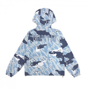 Pánské Svrchní Oblečení Trapstar Decoded Camo Windbreaker Blankyt Maskáčové CZ | SW41-441