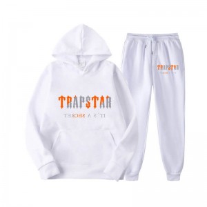 Pánské Tepláky Trapstar Fleece It's Secret Bílé CZ | CU07-041