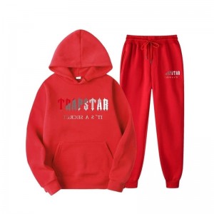 Pánské Tepláky Trapstar It's Secret Červené CZ | TT19-618