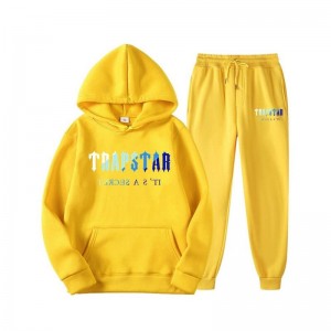 Pánské Tepláky Trapstar It's a Secret Shining Žluté CZ | DK25-284