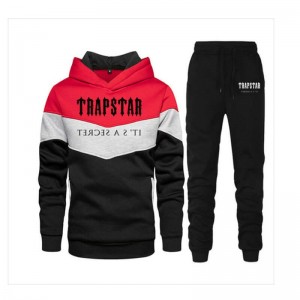 Pánské Tepláky Trapstar Jogging Suit Černé CZ | KS67-588