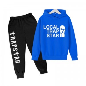 Pánské Tepláky Trapstar Local Face Smile Blankyt CZ | RO57-896