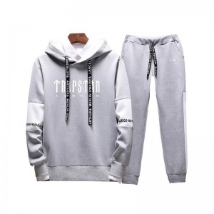 Pánské Tepláky Trapstar London Bílé CZ | SB62-978