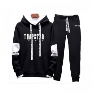 Pánské Tepláky Trapstar London Černé CZ | FN26-351