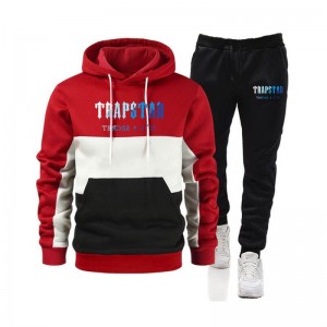 Pánské Tepláky Trapstar Merch It's a Secret Printed Logo Červené CZ | HQ05-018