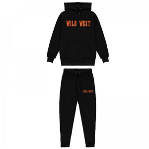 Pánské Tepláky Trapstar Wild West Černé CZ | DB97-819