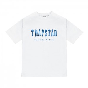 Pánské Tričko Trapstar Decoded Tee Bílé CZ | HK49-766
