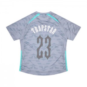 Pánské Tričko Trapstar Irongate Football Jersey Šedé Blankyt CZ | OH94-122