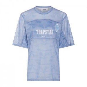Pánské Tričko Trapstar Irongate Mesh Football Jersey Blankyt CZ | GX81-094