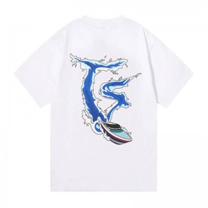 Pánské Tričko Trapstar Lodní Grafická Tee Bílé CZ | QT15-044