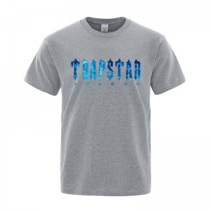 Pánské Tričko Trapstar London Chenille Tee Šedé CZ | NY96-612