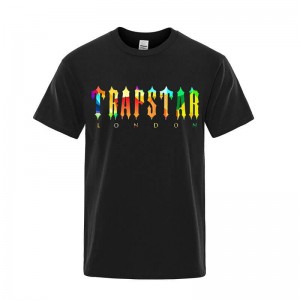 Pánské Tričko Trapstar London Lemon Černé CZ | QH17-627