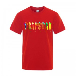 Pánské Tričko Trapstar London Lemon Červené CZ | QJ38-522