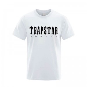 Pánské Tričko Trapstar London Letter Printed Bílé CZ | NQ20-817
