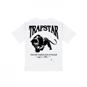 Pánské Tričko Trapstar Panthera Tee Bílé CZ | NN37-739
