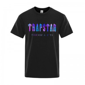 Pánské Tričko Trapstar Soft Krátké Sleeve Černé CZ | LN32-245