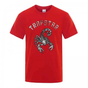 Pánské Tričko Trapstar Spider Printed Grafická Tee Červené CZ | NE60-836
