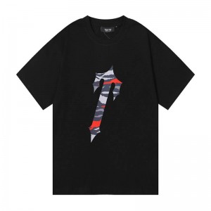 Pánské Tričko Trapstar Tora T-Logo Dave X Černé CZ | XW27-694