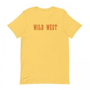 Pánské Tričko Trapstar Wild West Žluté CZ | JZ99-471
