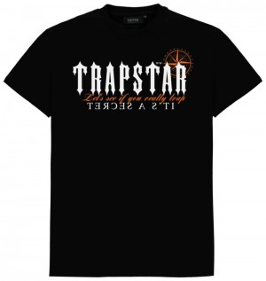 Pánské Tričko Trapstar X Central C Černé CZ | TT58-608